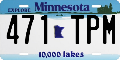 MN license plate 471TPM