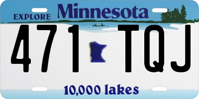 MN license plate 471TQJ