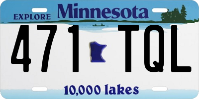 MN license plate 471TQL