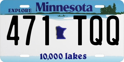 MN license plate 471TQQ