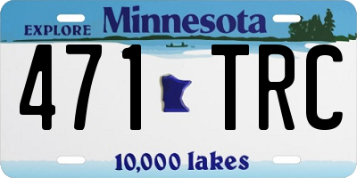 MN license plate 471TRC