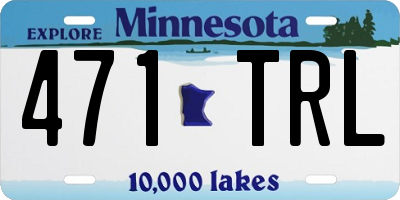 MN license plate 471TRL