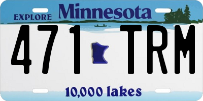 MN license plate 471TRM