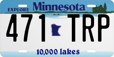 MN license plate 471TRP