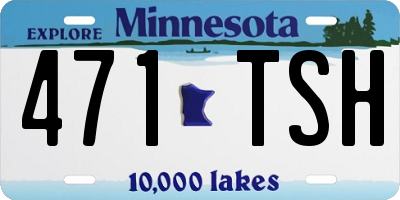 MN license plate 471TSH