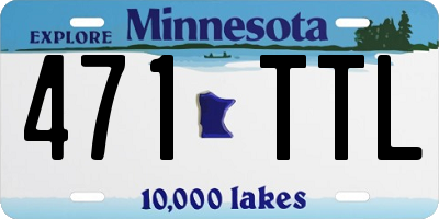 MN license plate 471TTL