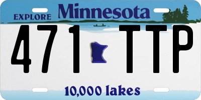 MN license plate 471TTP
