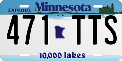 MN license plate 471TTS