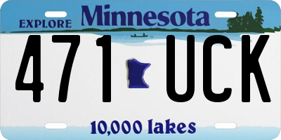 MN license plate 471UCK