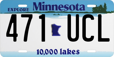 MN license plate 471UCL