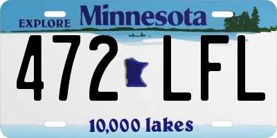 MN license plate 472LFL