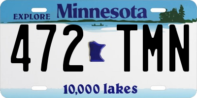 MN license plate 472TMN