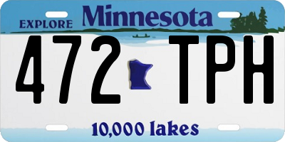 MN license plate 472TPH