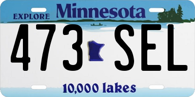 MN license plate 473SEL