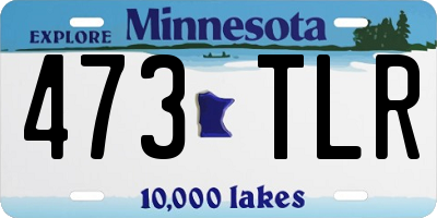 MN license plate 473TLR