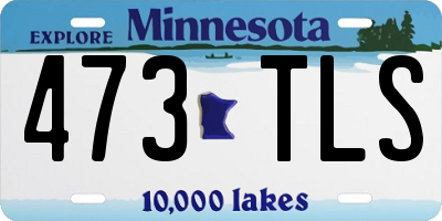 MN license plate 473TLS