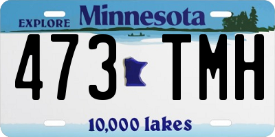 MN license plate 473TMH