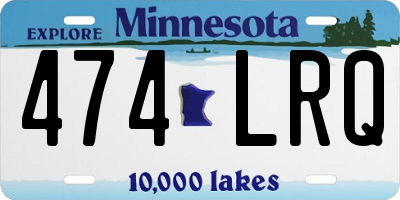 MN license plate 474LRQ