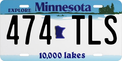 MN license plate 474TLS