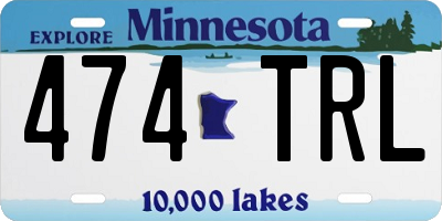 MN license plate 474TRL