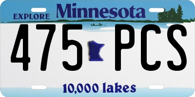 MN license plate 475PCS