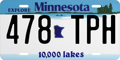 MN license plate 478TPH