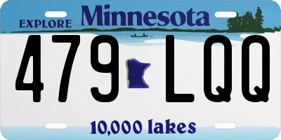 MN license plate 479LQQ
