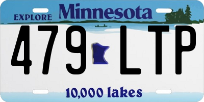 MN license plate 479LTP
