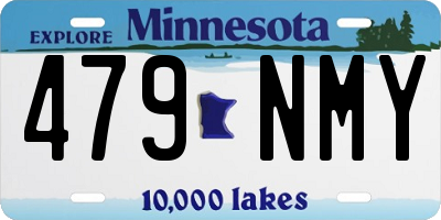 MN license plate 479NMY