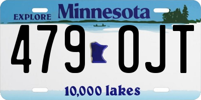 MN license plate 479OJT