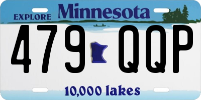 MN license plate 479QQP