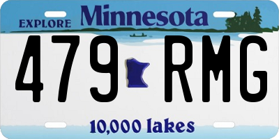 MN license plate 479RMG
