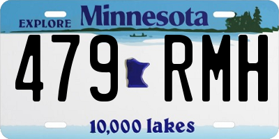 MN license plate 479RMH