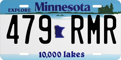 MN license plate 479RMR