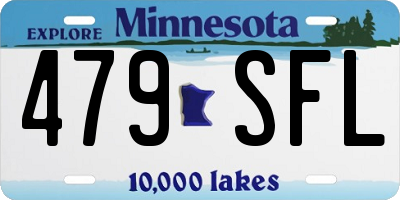 MN license plate 479SFL