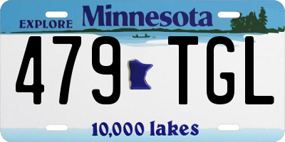 MN license plate 479TGL