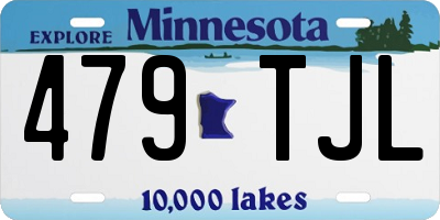 MN license plate 479TJL