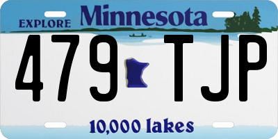 MN license plate 479TJP