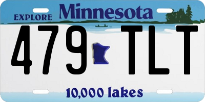 MN license plate 479TLT