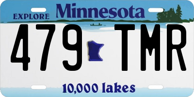 MN license plate 479TMR