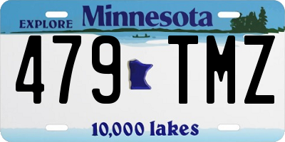 MN license plate 479TMZ