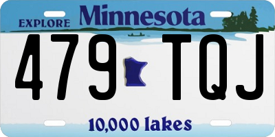 MN license plate 479TQJ