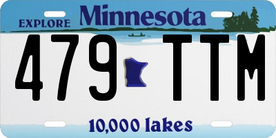 MN license plate 479TTM
