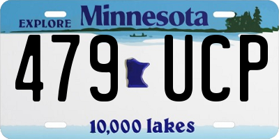 MN license plate 479UCP