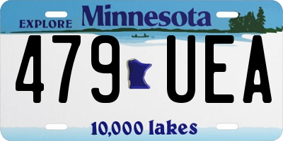 MN license plate 479UEA