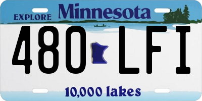 MN license plate 480LFI