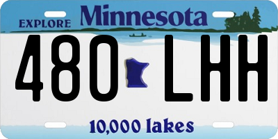 MN license plate 480LHH