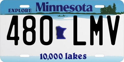 MN license plate 480LMV