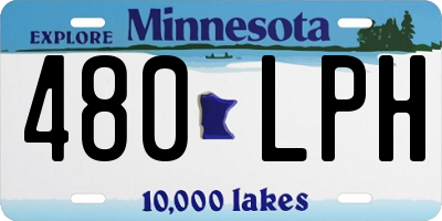 MN license plate 480LPH