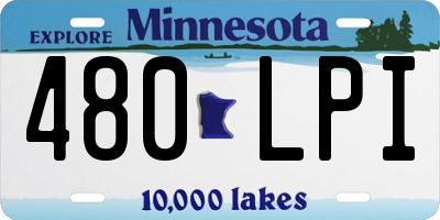 MN license plate 480LPI